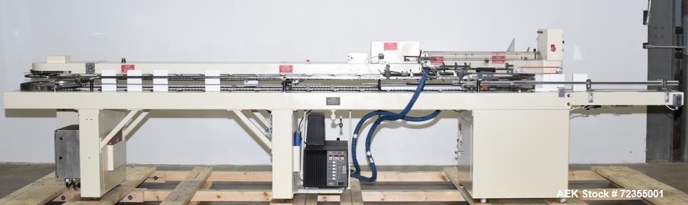 Used- Bivans Model 74G Vertuck Semi-Automatic Vertical Cartoner.